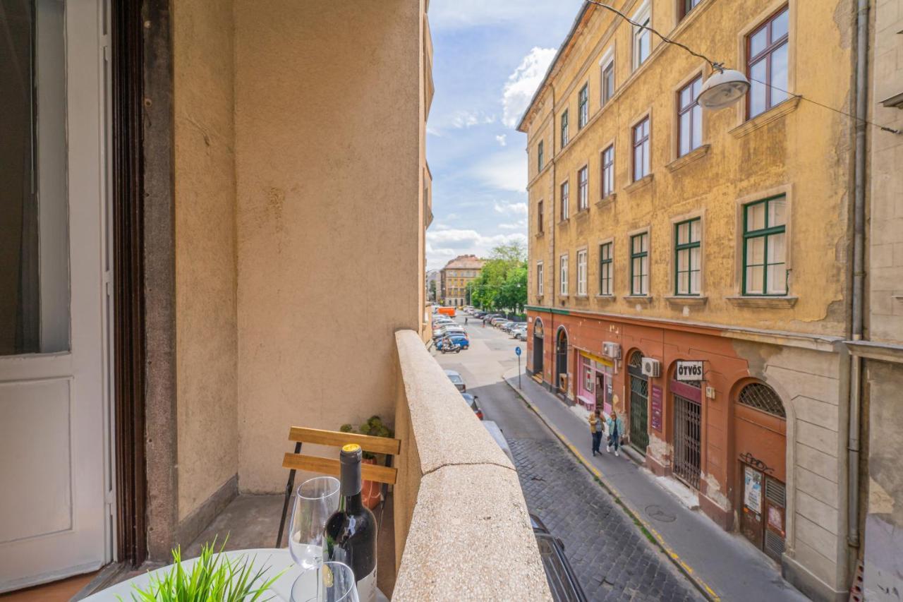 Central&Cozy Balcony!3Bdr 2Bth Budapest Eksteriør bilde